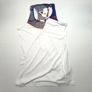 Adidas Adizero Climacool Tank Top Womens L White Racerback NWT